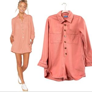 Show Me Your Mumu Tegan Coverall Jumper in Dusty Coral